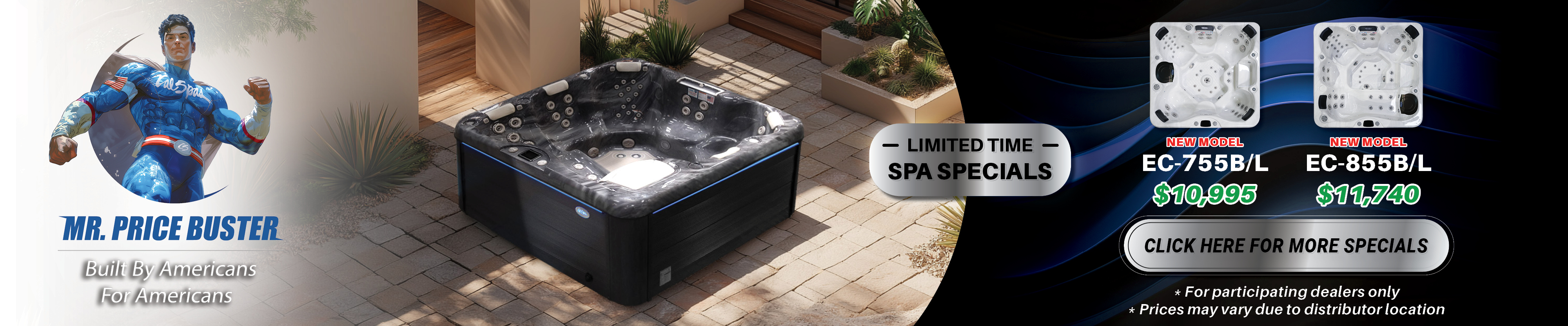 Calspas hot tub being used in a family setting - Fremont